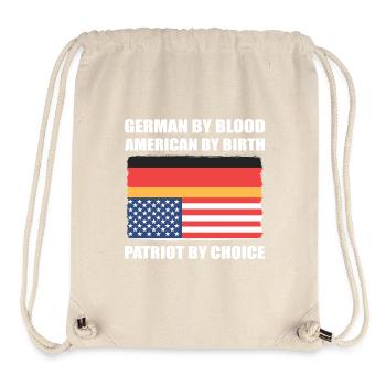 Américain Allemand - Sac à cordon recyclé Stanley/Stella - blanc naturel - Devant