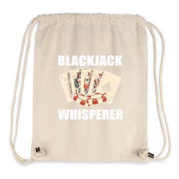 Blackjack Black Jack Casino Glücksspiel - Stanley/Stella recycelter Gym Bag - Naturweiß - Vorne
