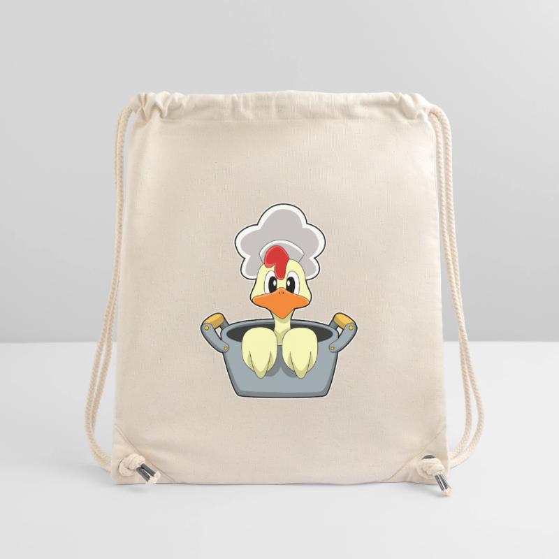 Chicken with cooking pot Stanley/Stella Recycled Gym Bag