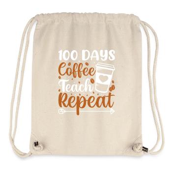 Coffee Teach Repeat - Stanley/Stella Recycled Gym Bag - natural - Front
