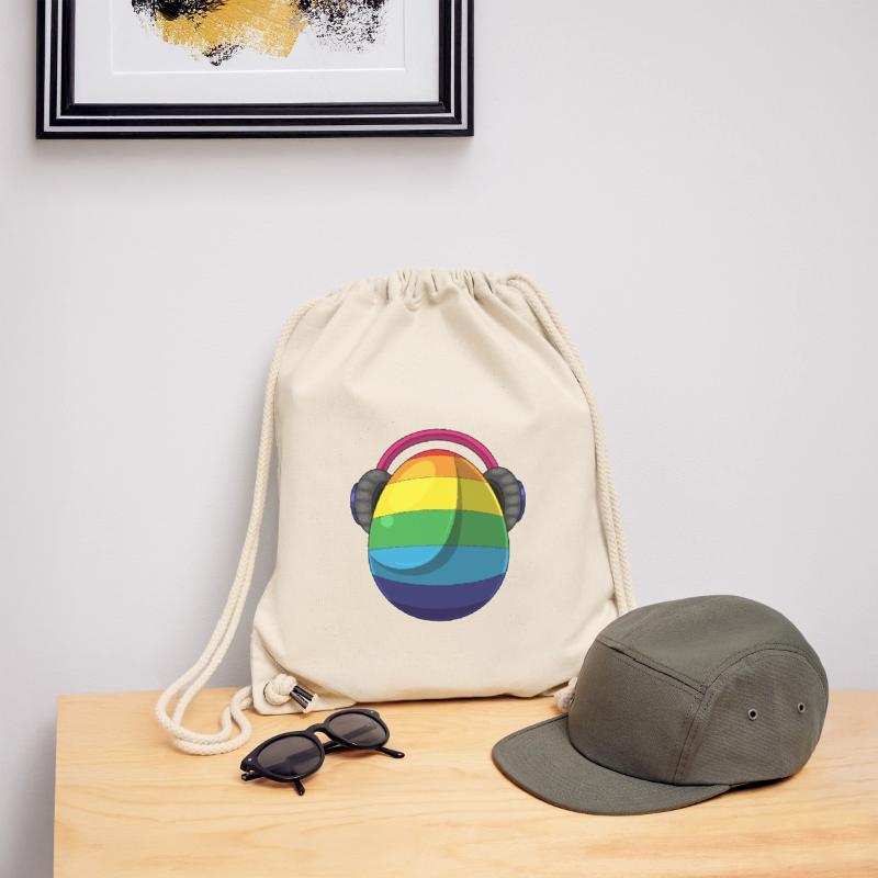 Easter Egg Easter Rainbow Music Stanley/Stella Recycled Gym Bag