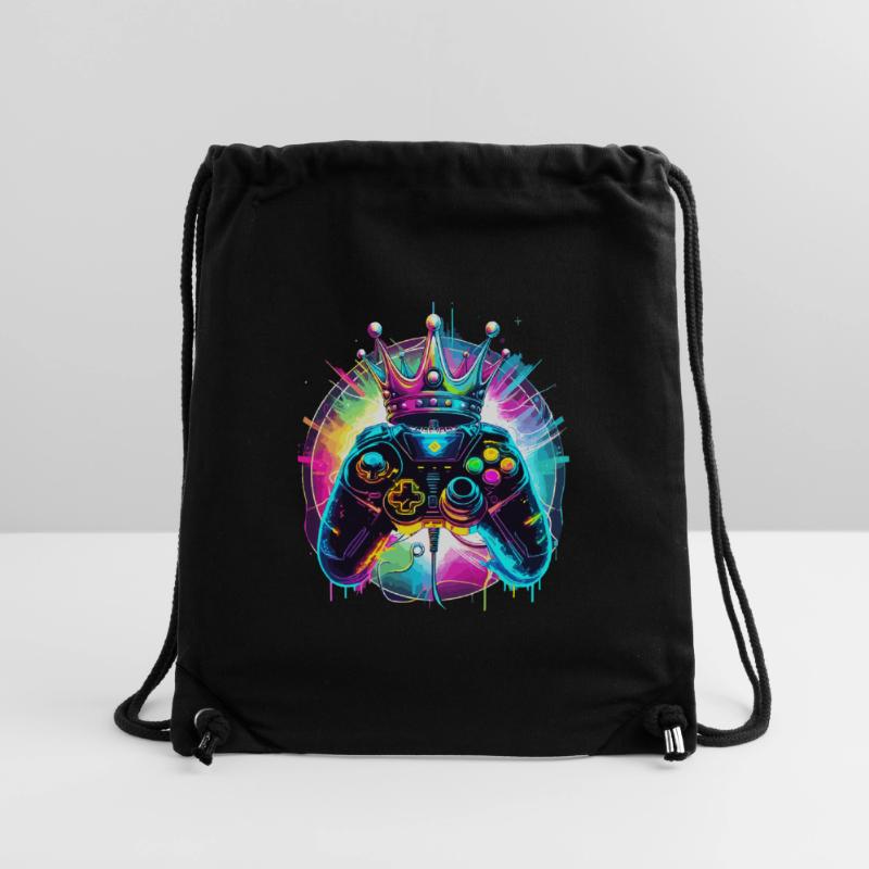 Gaming Controller mit Krone Stanley/Stella recycelter Gym Bag