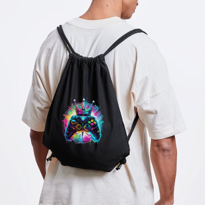 Gaming Controller mit Krone Stanley/Stella recycelter Gym Bag