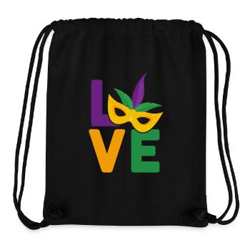 Mardi Gras - Stanley/Stella recycelter Gym Bag - Schwarz - Vorne