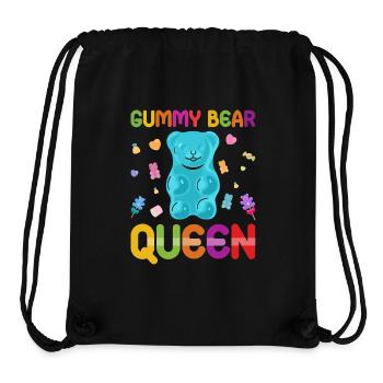 Gümmibär Königin der Süßigkeiten - Stanley/Stella recycelter Gym Bag - Schwarz - Vorne