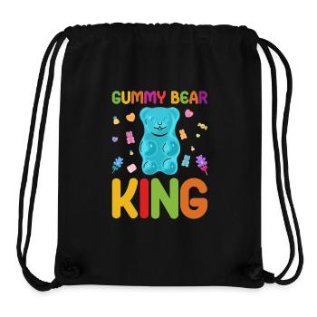 Gümmibär König der Süßigkeiten - Stanley/Stella recycelter Gym Bag - Schwarz - Vorne