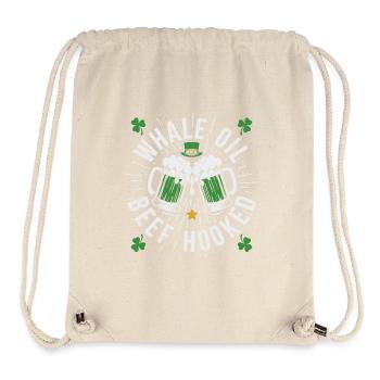 Walöl Rindfleisch Hooked - Stanley/Stella recycelter Gym Bag - Naturweiß - Vorne