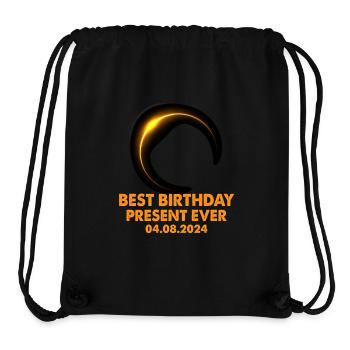 Éclipse solaire - Explorez l’obscurité - Sac à cordon recyclé Stanley/Stella - noir - Devant