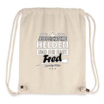 Every era has its heroes You've got Fred - Stanley/Stella Recycled Gym Bag - natural - Front