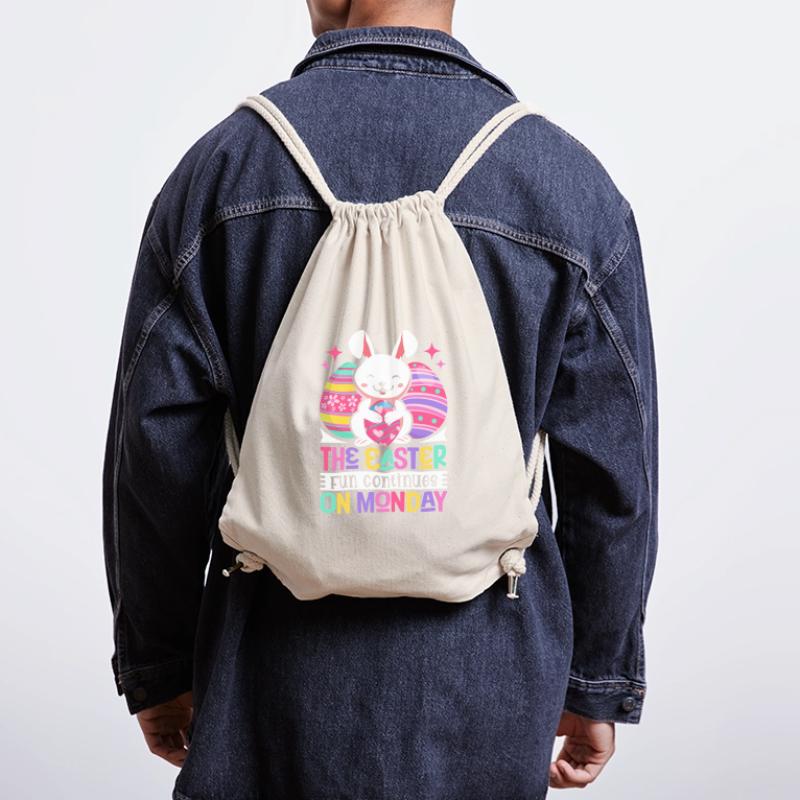 The fun continues Easter Monday Easter time Easter Stanley/Stella Recycled Gym Bag
