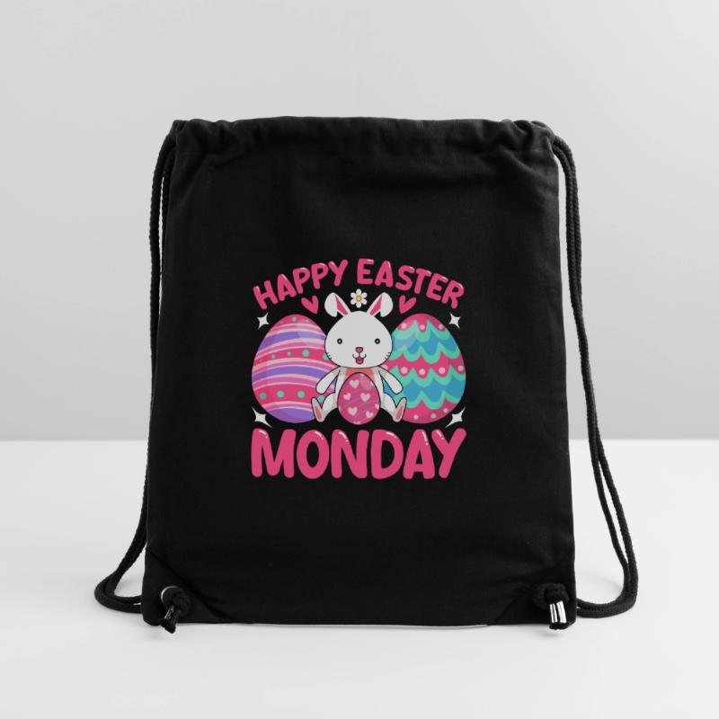 Happy Easter Monday! Easter Easter Eggs Easter Bunny Stanley/Stella Recycled Gym Bag