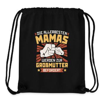 DIE ALLERBESTEN MAMAS GROßMUTTER BEFÖRDERT OMI OMA - Stanley/Stella recycelter Gym Bag - Schwarz - Vorne