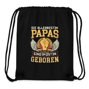 DIE ALLERBESTEN PAPAS SIND IM OSTEN GEBOREN DDR - Stanley/Stella recycelter Gym Bag - Schwarz - Vorne