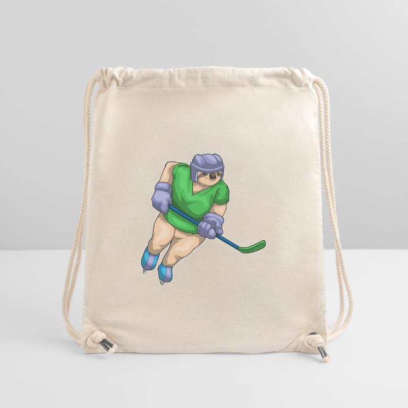 Faultier Eishockey Eishockeyschläger Stanley/Stella recycelter Gym Bag