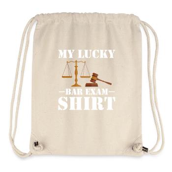 Law student bar exam - Stanley/Stella Recycled Gym Bag - natural - Front