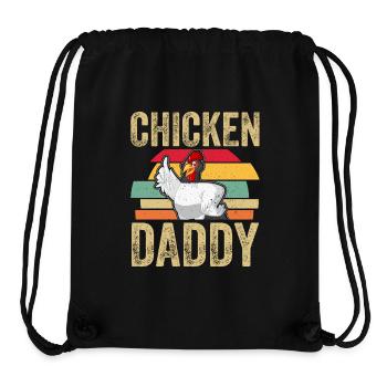 Chicky Daddy-For all cocks in the basket - Stanley/Stella Recycled Gym Bag - black - Front