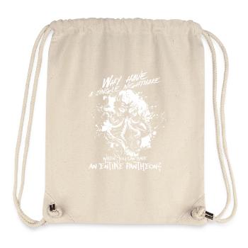 Pantheon - Cthulhu Kult Lovecraft Necronomicon - Stanley/Stella recycelter Gym Bag - Naturweiß - Vorne