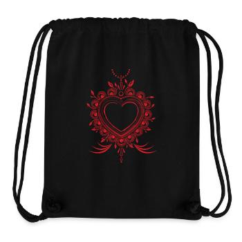 Henna Herz - Stanley/Stella recycelter Gym Bag - Schwarz - Vorne