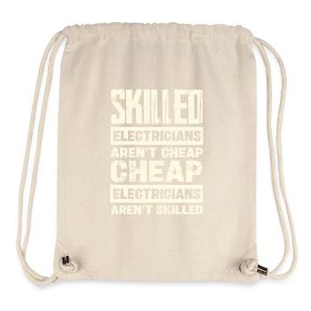 Erfahrene Elektriker Sind Nicht Günstig - Stanley/Stella recycelter Gym Bag - Naturweiß - Vorne