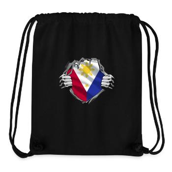 Filipino Flag Pride - Stanley/Stella Recycled Gym Bag - black - Front