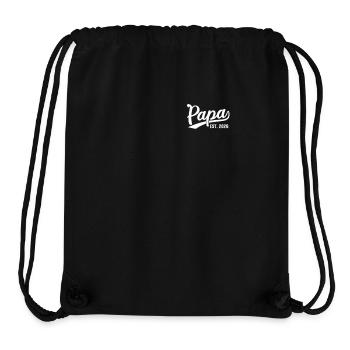 Papa 2026 Stolzer Papa Est 2026 - Stanley/Stella recycelter Gym Bag - Schwarz - Vorne