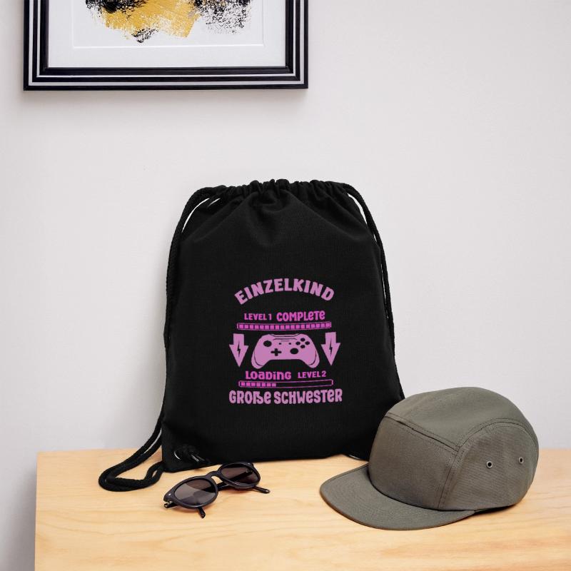 Einzelkind Complete - Loading Große Schwester 2026 Stanley/Stella recycelter Gym Bag