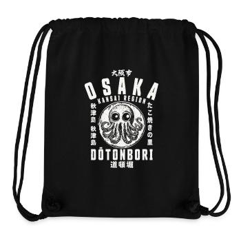 Osaka Dotonbori Japanese Takoyaki Octopus Japan - Stanley/Stella Recycled Gym Bag - black - Front