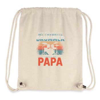My favorite drummer calls me daddy - Stanley/Stella Recycled Gym Bag - natural - Front