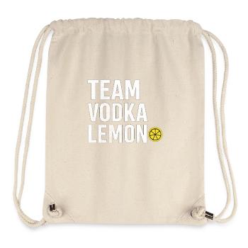 Team Vodka Lemon - Stanley/Stella recycelter Gym Bag - Naturweiß - Vorne