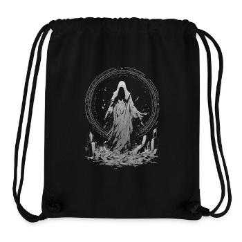 Dunkler Beschwörer – Okkultes Runenkreis Reaper - Stanley/Stella recycelter Gym Bag - Schwarz - Vorne