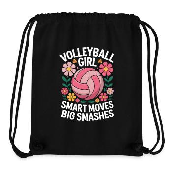 Volleyball Spruch Lustiges Volleyball Geschenk - Stanley/Stella recycelter Gym Bag - Schwarz - Vorne
