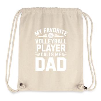 Volleyball Spruch Lustiges Volleyball Geschenk - Stanley/Stella recycelter Gym Bag - Naturweiß - Vorne