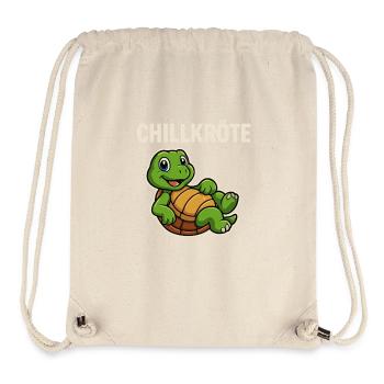 Chill Toad Turtle - Funny Turtle - Stanley/Stella Recycled Gym Bag - natural - Front
