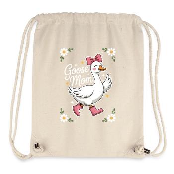 Gans Spruch Mama Gänse Lustiges Gans Geschenk - Stanley/Stella recycelter Gym Bag - Naturweiß - Vorne
