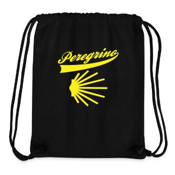 Jakobsweg Pilger Muschel buen camino - Stanley/Stella recycelter Gym Bag - Schwarz - Vorne