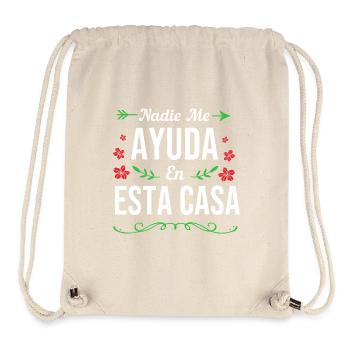 Latina Mom Latino - Stanley/Stella Recycled Gym Bag - natural - Front