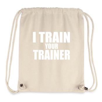 I train your trainer - Sac à cordon recyclé Stanley/Stella - blanc naturel - Devant