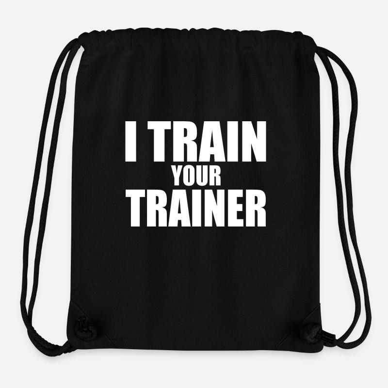I train your trainer - Stanley/Stella Recycled Gym Bag - black