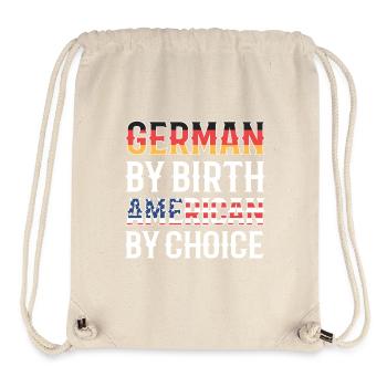 Amerikanisch Deutsch - Stanley/Stella recycelter Gym Bag - Naturweiß - Vorne