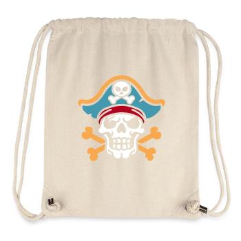 Pirat - Stanley/Stella recycelter Gym Bag - Naturweiß - Vorne