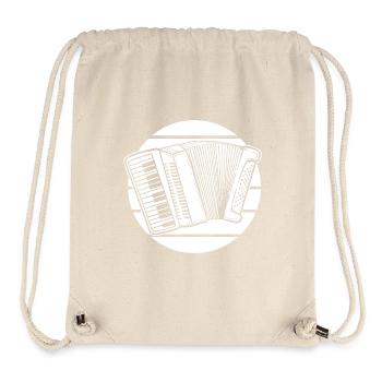 Akkordeon - Stanley/Stella recycelter Gym Bag - Naturweiß - Vorne