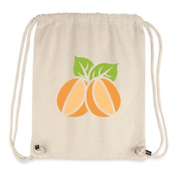 Haselnuss - Stanley/Stella recycelter Gym Bag - Naturweiß - Vorne