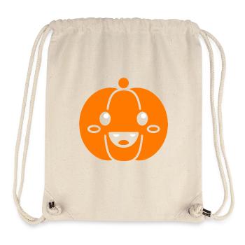 Pumpkin - Stanley/Stella Recycled Gym Bag - natural - Front