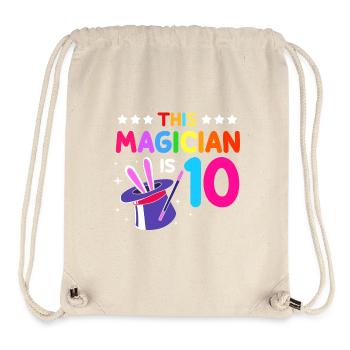 magicien magicien - Sac à cordon recyclé Stanley/Stella - blanc naturel - Devant