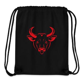 Bull - Stanley/Stella Recycled Gym Bag - black - Front
