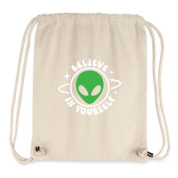 Believe in Yourself - Stanley/Stella Recycled Gym Bag - natural - Front