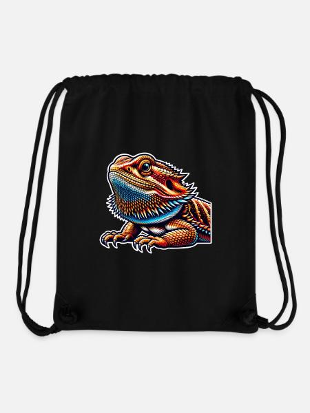 Bartagame Bartagamen Bearded Dragon - Stanley/Stella Recycled Gym Bag - black