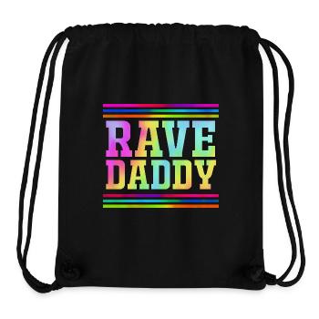 Rave Raver Techno music Techno bass Mixer - Stanley/Stella Recycled Gym Bag - black - Front