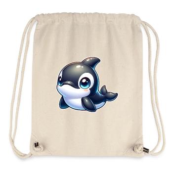 Killer whale - Stanley/Stella Recycled Gym Bag - natural - Front