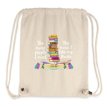 For book lovers and reading enthusiasts. You like to read - Stanley/Stella Recycled Gym Bag - natural - Front